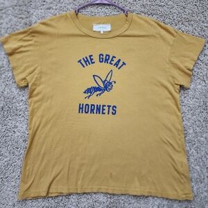 THE GREAT. Mustard Tee